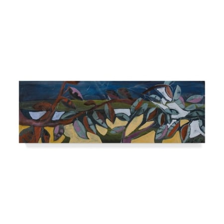 Erin Mcgee Ferrell 'Leaf Panel I' Canvas Art,10x32